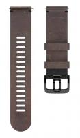 Кожаный коричневый ремешок для Polar Grit X и Vantage M/M2 white